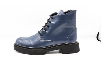 Ghete femei, piele naturala, NIK801BLU Femei